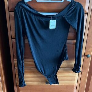 Intimately Free People NWT body suit, snaps underneath, off the shoulder size S